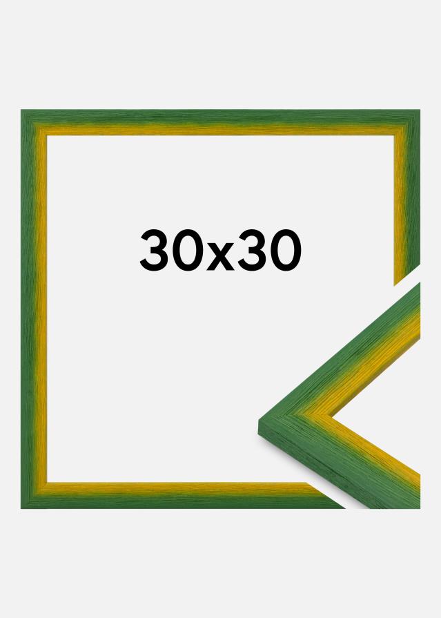 Cadre Cornwall Verre Acrylique Vert 30x30 cm