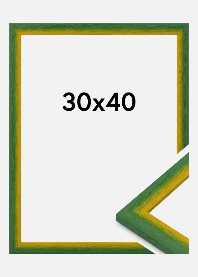 Cadre Cornwall Verre Acrylique Vert 30x40 cm