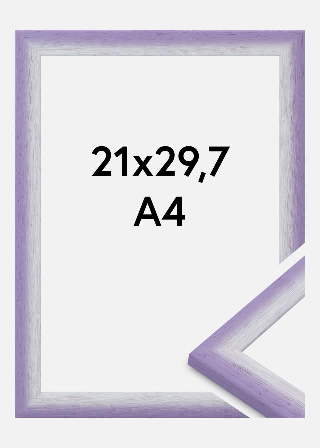 Cadre Cornwall Verre Acrylique Lilas Clair 21x29,7 cm (A4)