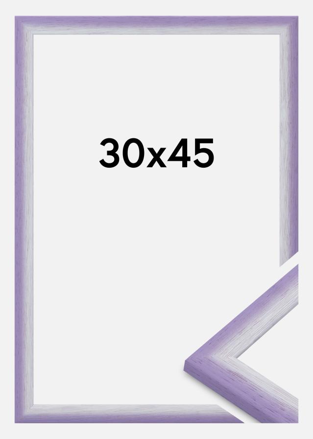 Cadre Cornwall Verre Acrylique Lilas Clair 30x45 cm