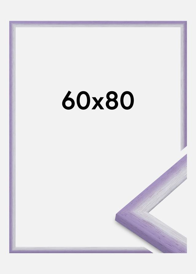Cadre Cornwall Verre Acrylique Lilas Clair 60x80 cm