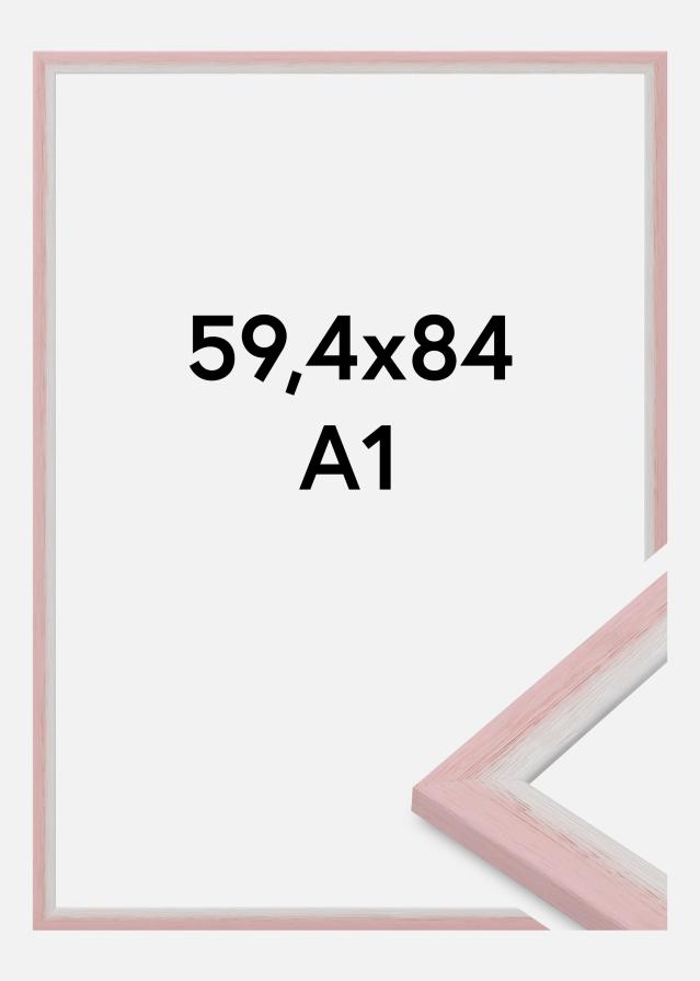 Cadre Cornwall Verre Acrylique Rose 59,4x84,1 cm (A1)