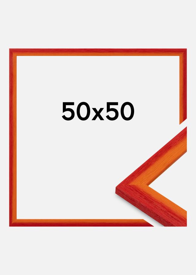 Cadre Cornwall Verre Acrylique Rouge 50x50 cm