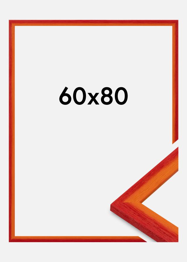 Cadre Cornwall Verre Acrylique Rouge 60x80 cm