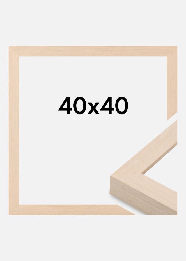 Cadre Cotswold Verre Acrylique Ivoire 40x40 cm