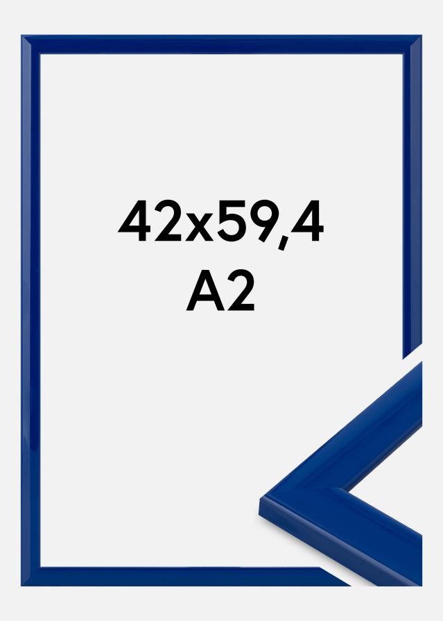 Cadre Dorset Verre Acrylique Bleu Foncé 42x59,4 cm (A2)