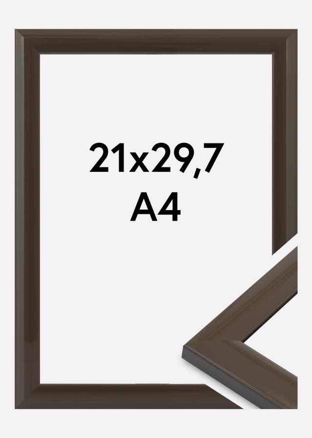 Cadre Dorset Verre Acrylique gris foncé 21x29,7 cm (A4)