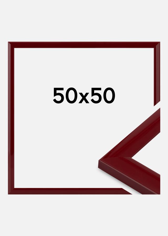 Cadre Dorset Verre Acrylique Rouge Foncé 50x50 cm
