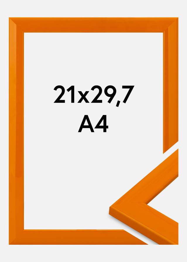 Cadre Dorset Verre Acrylique Orange 21x29,7 cm (A4)