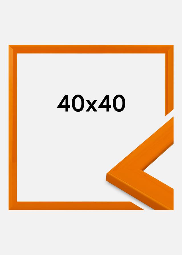 Cadre Dorset Verre Acrylique Orange 40x40 cm