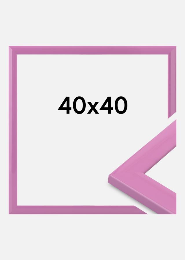 Cadre Dorset Verre Acrylique Rose 40x40 cm