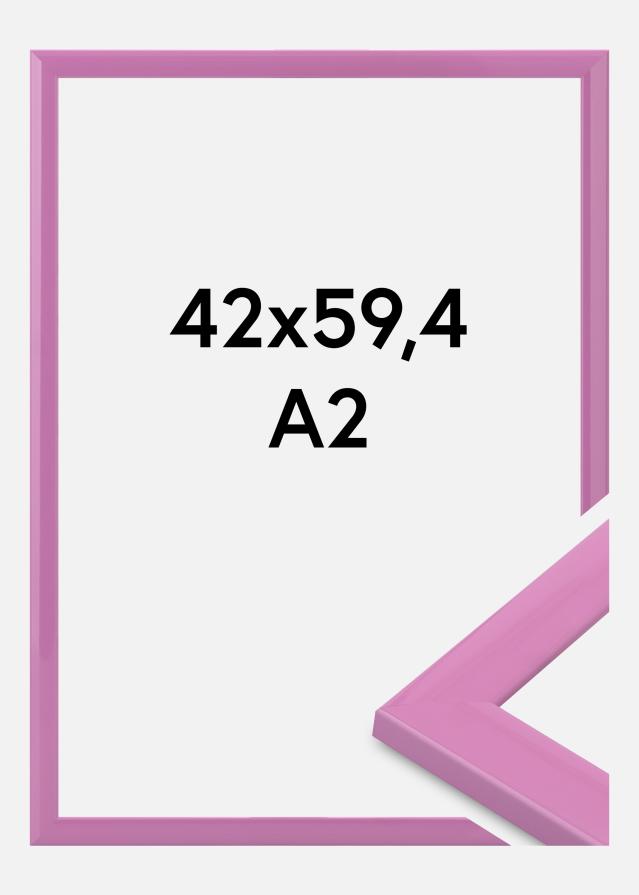 Cadre Dorset Verre Acrylique Rose 42x59,4 cm (A2)