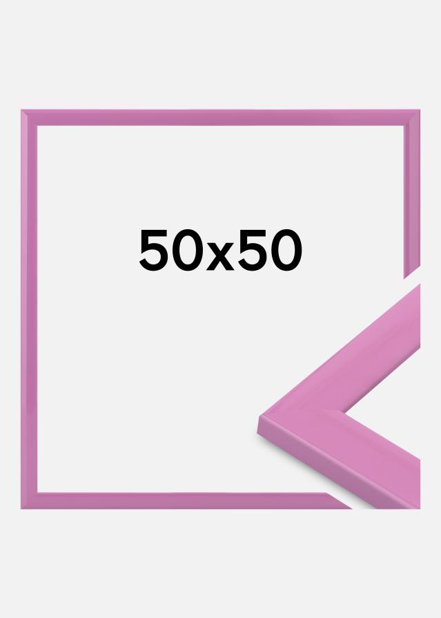 Cadre Dorset Verre Acrylique Rose 50x50 cm