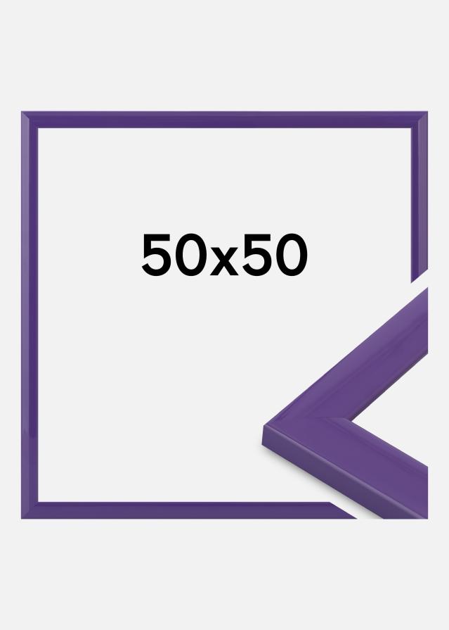 Cadre Dorset Verre Acrylique Violet 50x50 cm