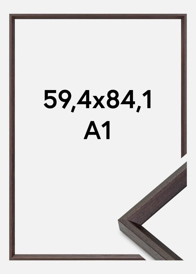 Cadre Globe Verre Acrylique Espresso 59,4x84,1 cm (A1)