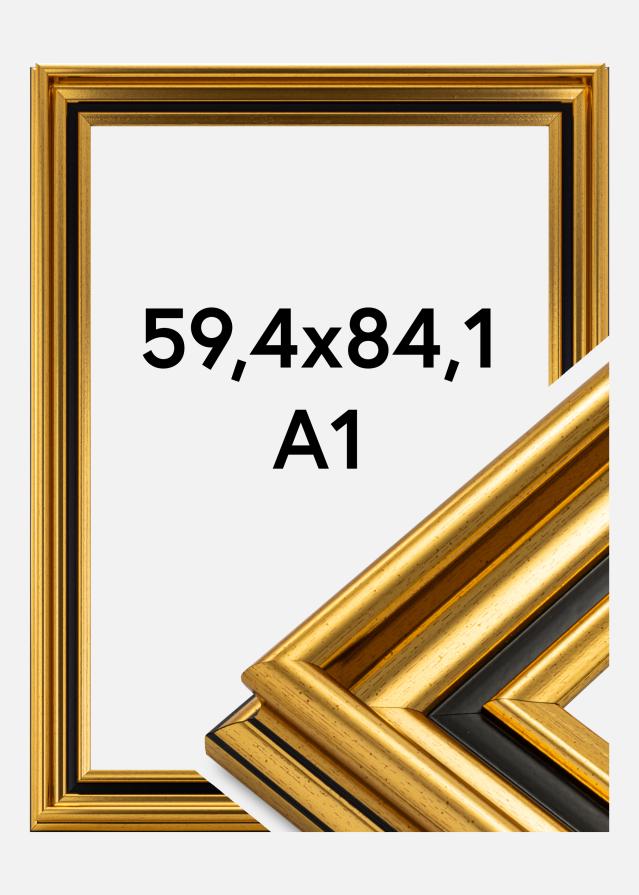 Cadre Gysinge Premium Or 59,4x84,1 cm (A1)