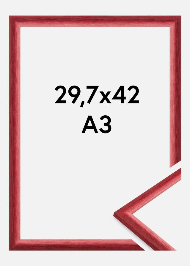 Cadre Cornwall Verre Acrylique Rouge Foncé 29,7x42 cm (A3)