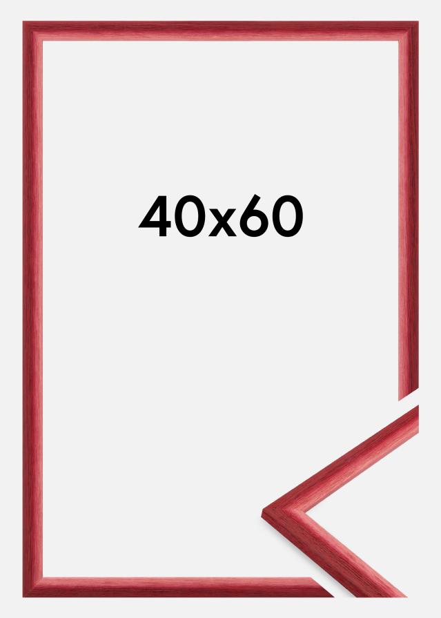 Cadre Cornwall Verre Acrylique Rouge Foncé 40x60 cm