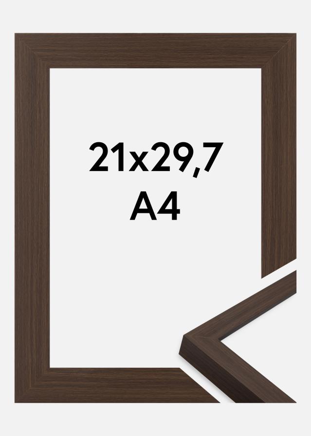 Cadre Wells Verre Acrylique Brun 21x29,7 cm (A4)