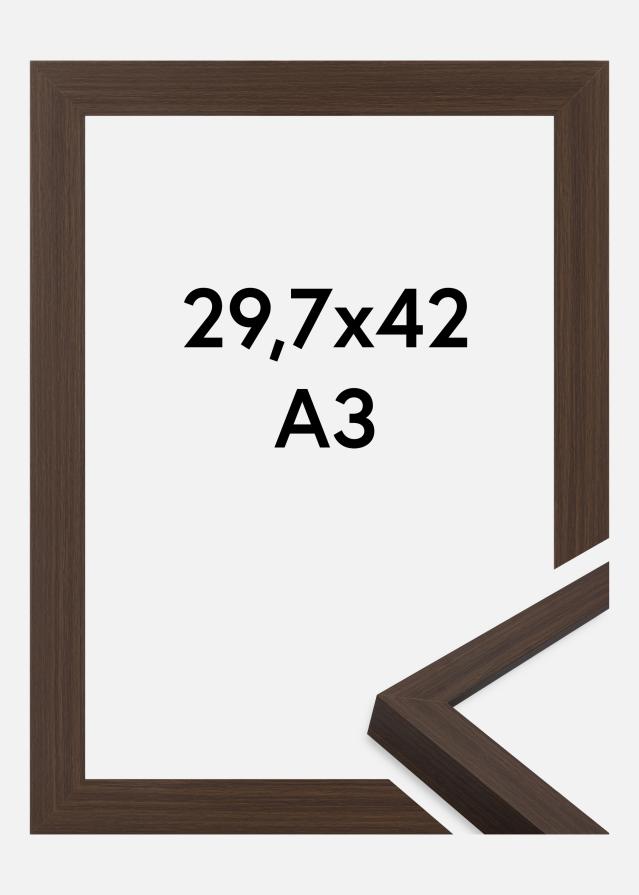 Cadre Wells Verre Acrylique Brun 29,7x42 cm (A3)