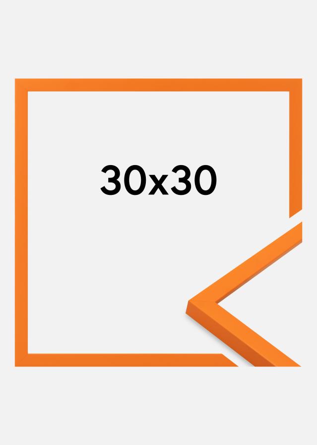 Cadre Kent Verre Acrylique Orange 30x30 cm