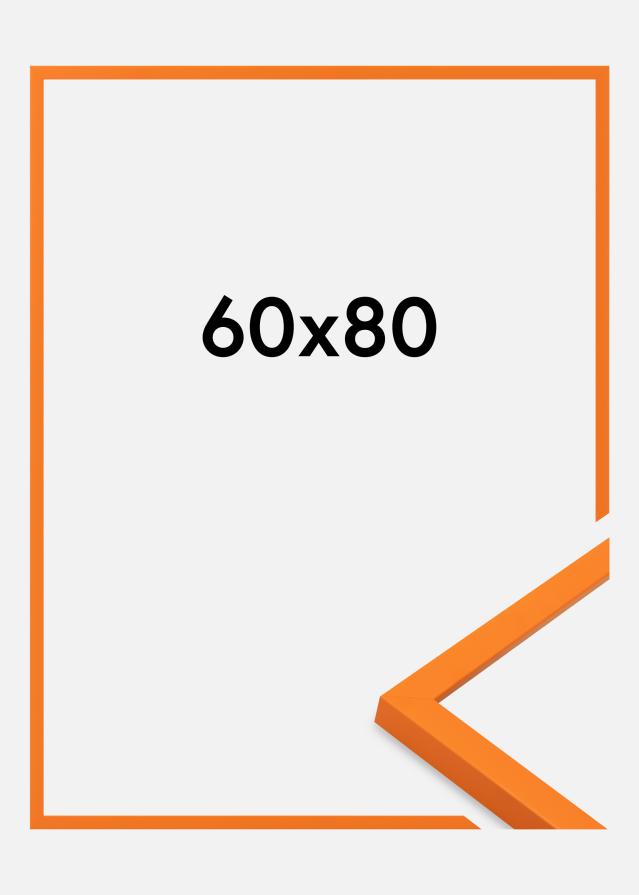 Cadre Kent Verre Acrylique Orange 60x80 cm