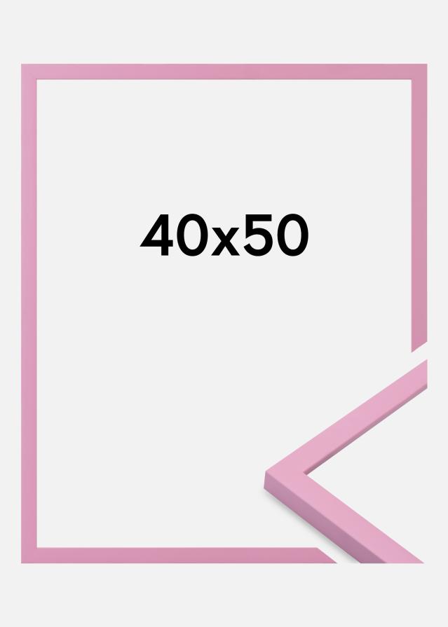 Cadre Kent Verre Acrylique Rose 40x50 cm