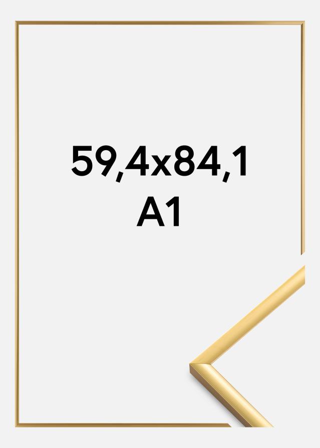 Cadre New Lifestyle Verre acrylique Shiny Gold 59,4x84,1 cm (A1)