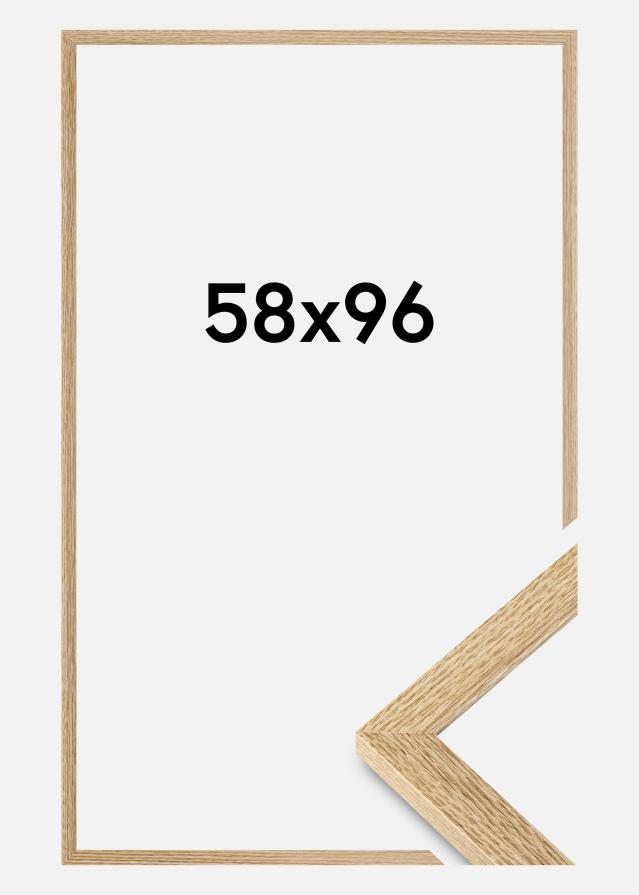 Cadre Selection Verre Acrylique Chêne 58x96 cm