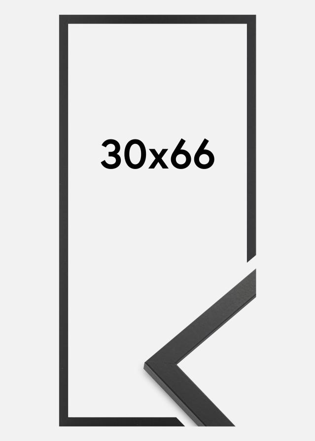 Cadre Trendy Verre Acrylique Noir 30x66 cm
