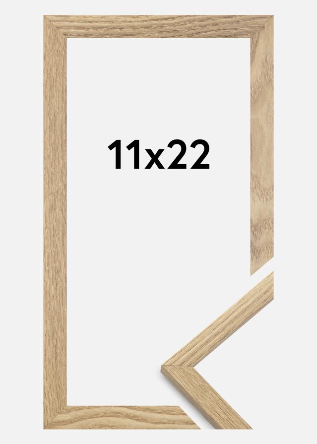 Cadre Trendy Verre Acrylique Chêne 11x22 cm