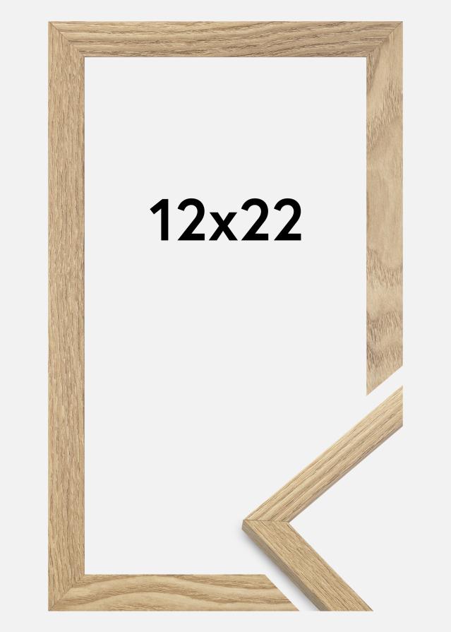 Cadre Trendy Verre Acrylique Chêne 12x22 cm