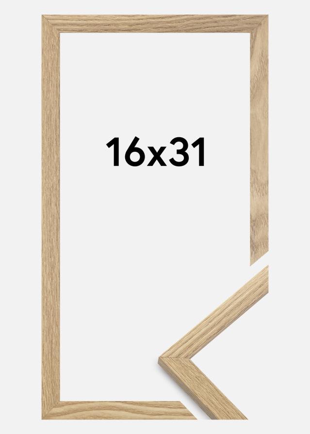 Cadre Trendy Verre Acrylique Chêne 16x31 cm