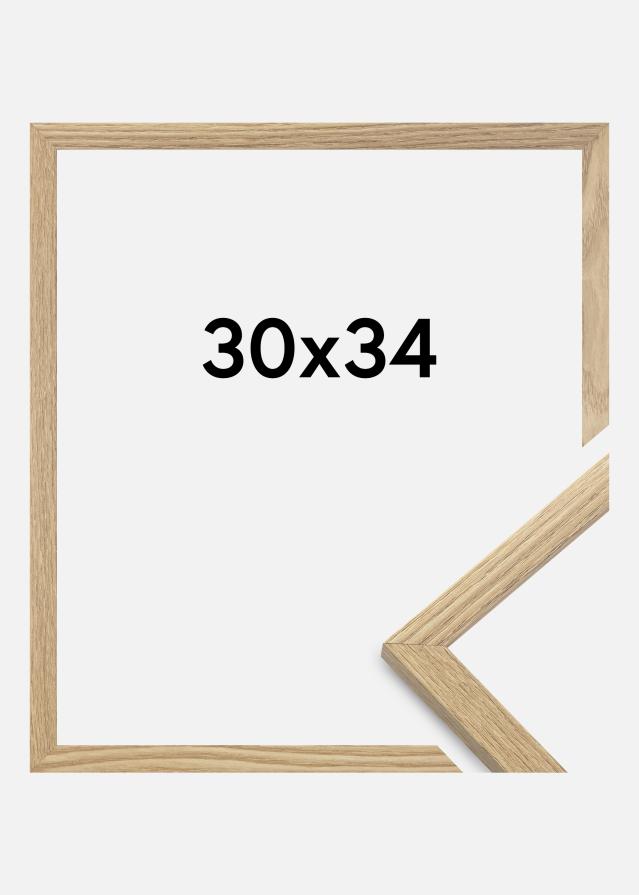Cadre Trendy Verre Acrylique Chêne 30x34 cm