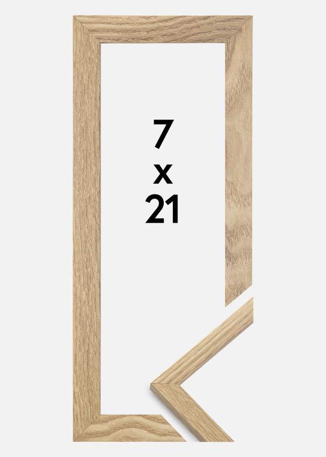 Cadre Trendy Verre Acrylique Chêne 7x21 cm