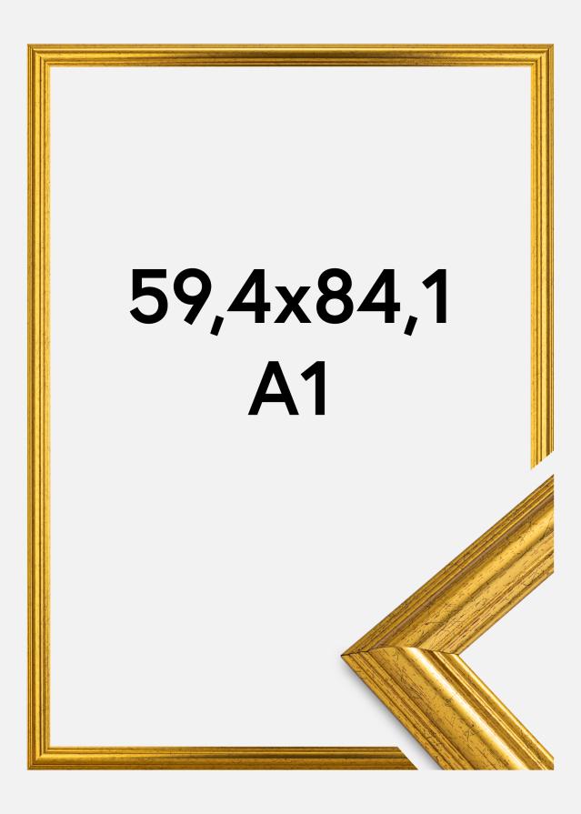 Cadre Västkusten Verre Acrylique Or 59,4x84,1 cm (A1)