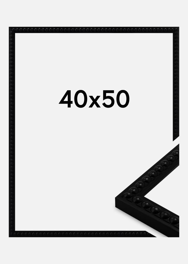 Cadre Perla Verre Acrylique Noir 40x50 cm