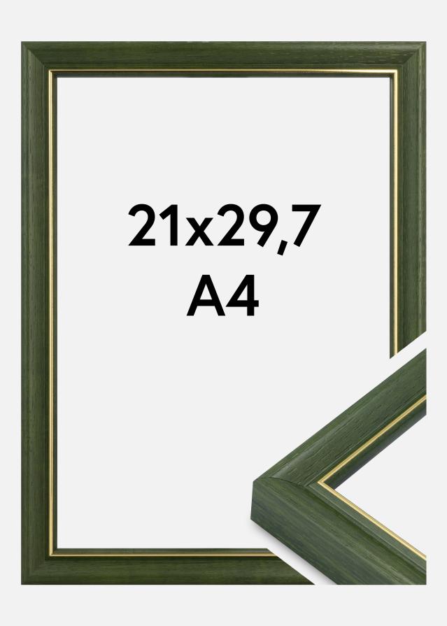 Cadre Canterbury Verre Acrylique Vert 21x29,7 cm (A4)