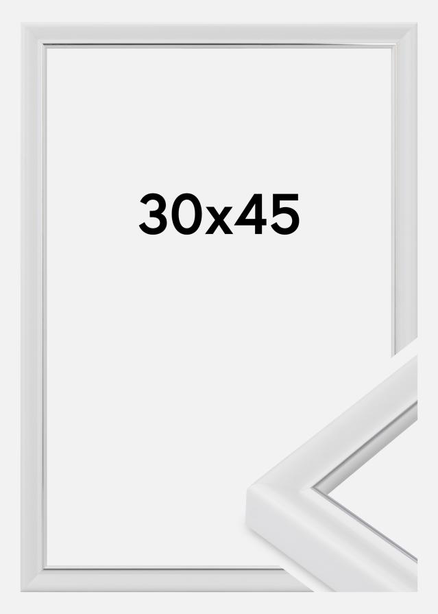 Cadre Canterbury Verre Acrylique Blanc 30x45 cm