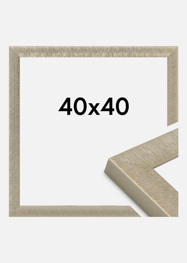 Cadre Sahara Verre Acrylique Champagne 40x40 cm