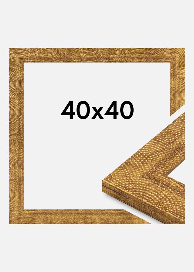Cadre Linea Verre Acrylique Or 40x40 cm