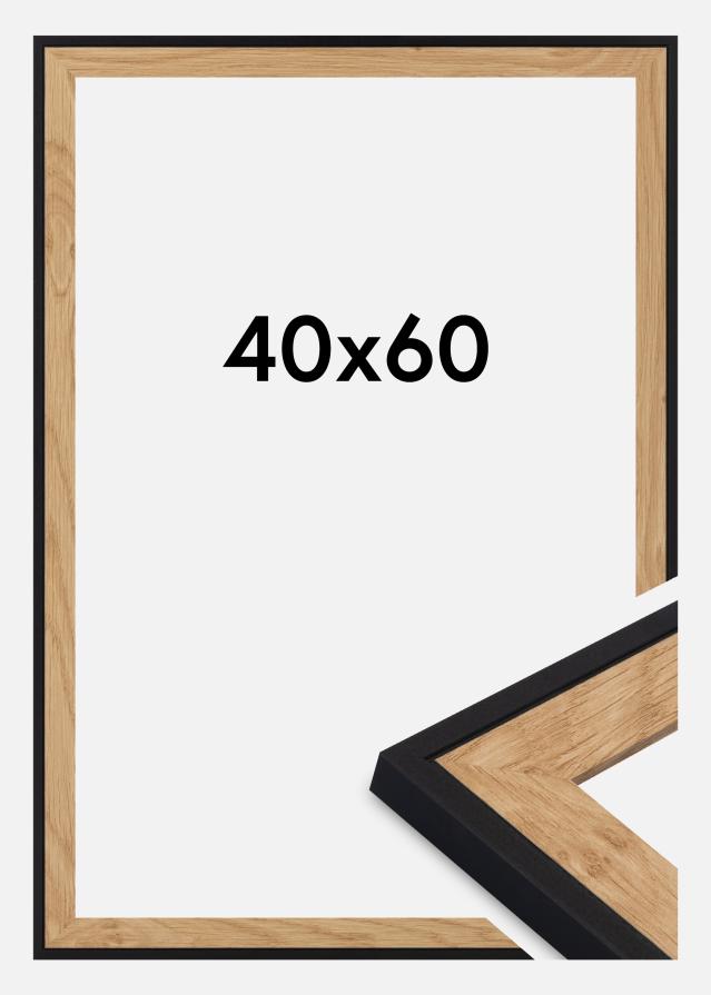 Cadre Iris Verre Acrylique Noir 40x60 cm