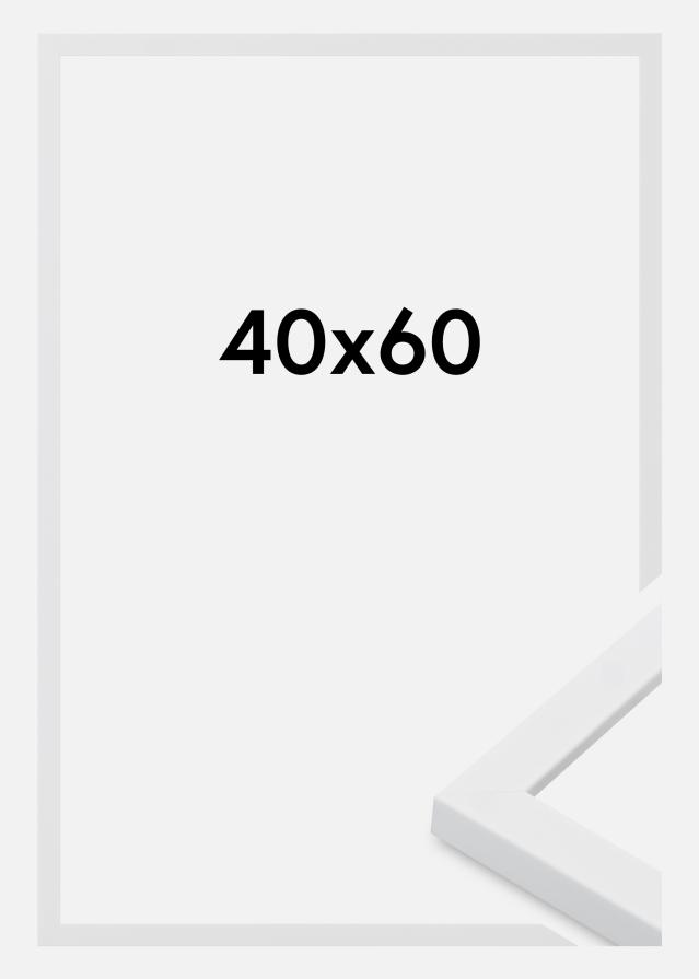 Cadre Oban Verre Acrylique Blanc 40x60 cm