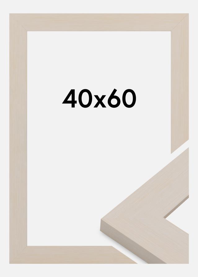 Cadre Pembrokeshire Verre Acrylique Blanc 40x60 cm