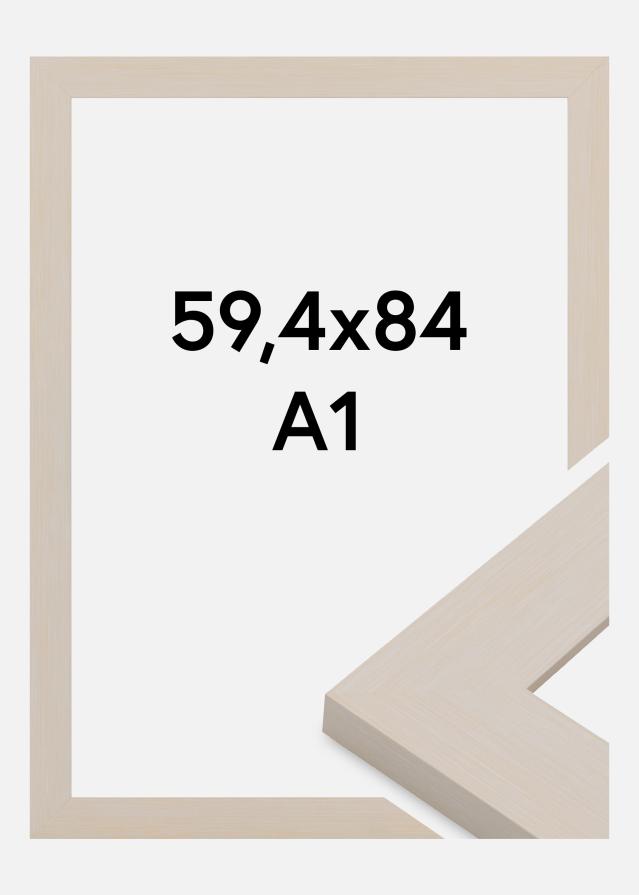 Cadre Pembrokeshire Verre Acrylique Blanc 59,4x84,1 cm (A1)