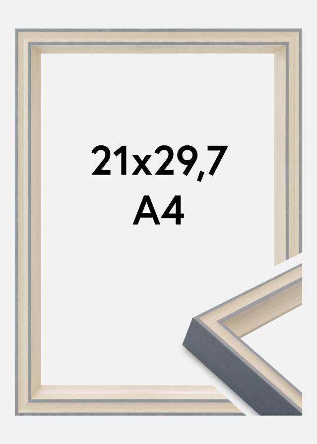 Cadre Riga Verre Acrylique Gris 21x29,7 cm (A4)