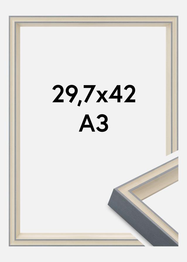 Cadre Riga Verre Acrylique Gris 29,7x42 cm (A3)