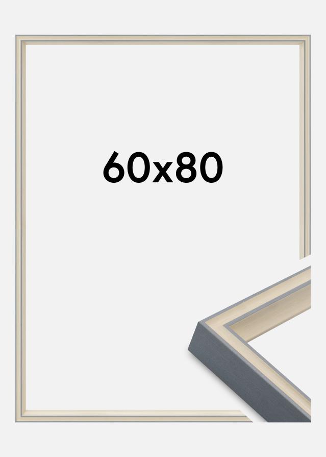 Cadre Riga Verre Acrylique Gris 60x80 cm