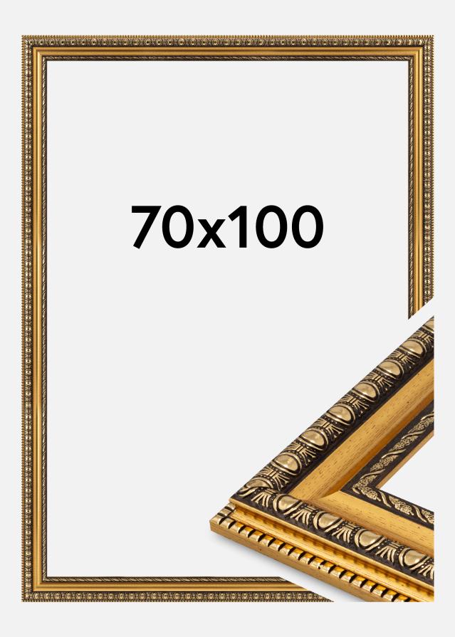 Cadre Ornato Verre Acrylique Or 70x100 cm