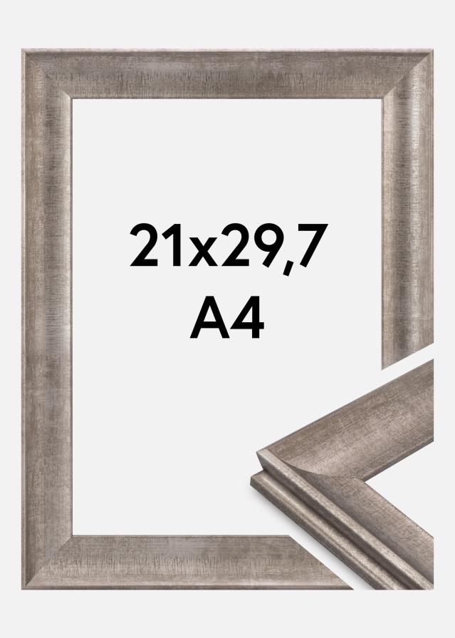 Cadre Conca Verre Acrylique Argent 21x29,7 cm (A4)